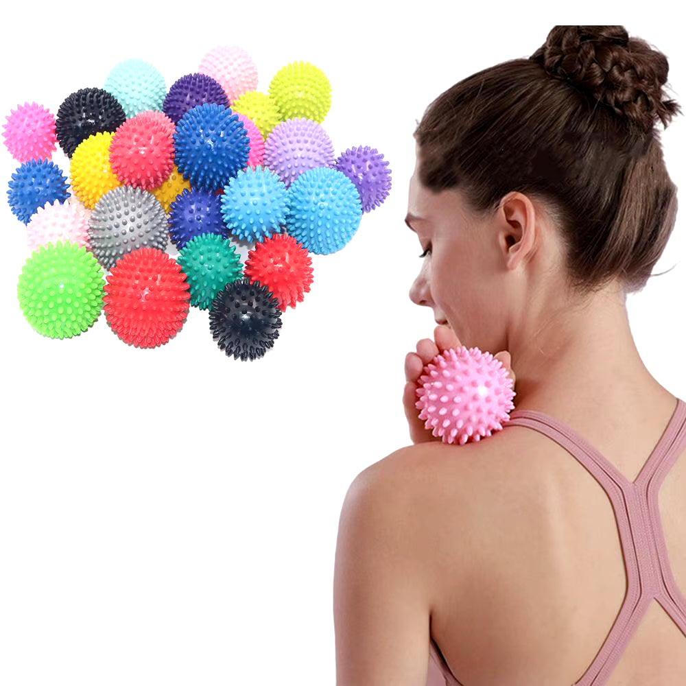 Spiky Massage Ball Exercise Exercise Exercise Hand Foot Pain Relief Plantar Relievers Muscle Soreness Relief Gift to Wife