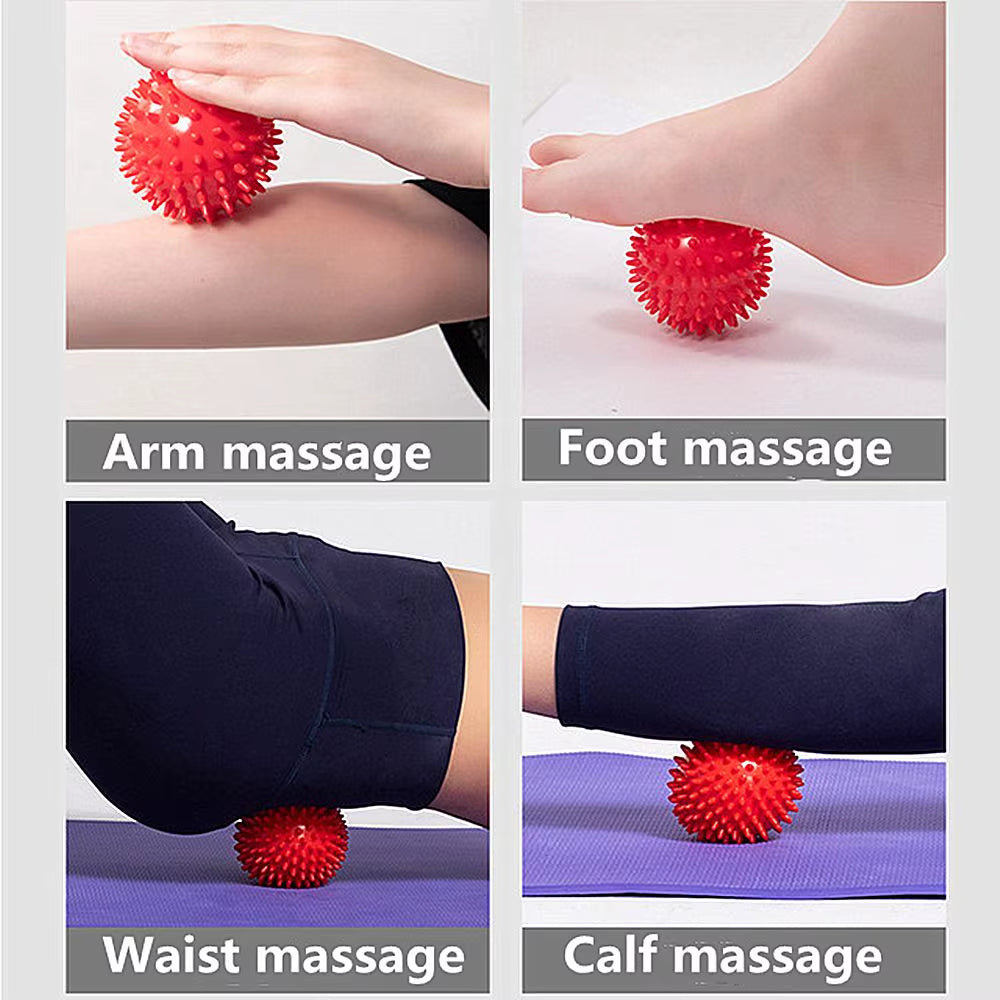 Spiky Massage Ball Exercise Exercise Exercise Hand Foot Pain Relief Plantar Relievers Muscle Soreness Relief Gift to Wife