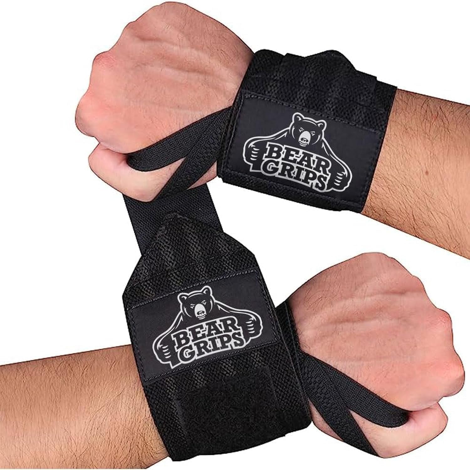 Wrist Wraps for Weightlifting | Weight Lifting Wrist Straps for Weightlifting | Extra Strength Gym Wrist Wraps | Two Wrist Wrap per Pack | 12” & 18” | Lifting Wrist Wraps for Men & Women